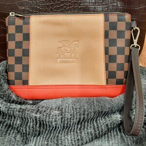 Sprayground retro limited edition like new urban luxury statement clutch bag